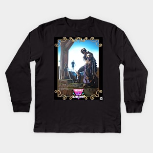 Azrael Action Figure (1/11) Kids Long Sleeve T-Shirt